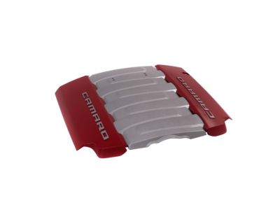 GM 6.2L Engine Cover in Red with Camaro Logo 12669894