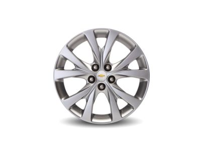 GM 17x6.5-Inch Aluminum 5-Split-Spoke Wheel in Silver 19301333