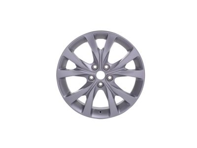GM 17x6.5-Inch Aluminum 5-Split-Spoke Wheel in Silver 19301333