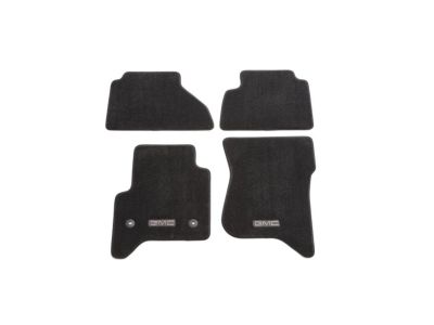 GM First- and Second-Row Premium Carpeted Floor Mats in Jet Black with GMC Logo 84428375