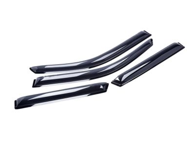 GM Side Window Weather Deflector - Front and Rear Sets,Color:Smoke 12497762