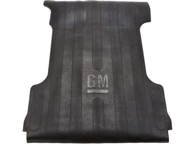 GM Rubber Mat,Note:Black,GM Logo,6' Long Box 12498416
