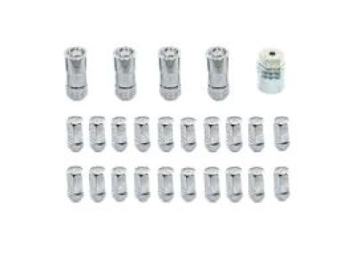 GM Wheel Lock and Lug Nut Package in Chrome 17801711