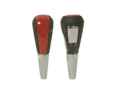 GM Automatic Transmission Shift Knob in Ebony Leather with Red Insert 17801905