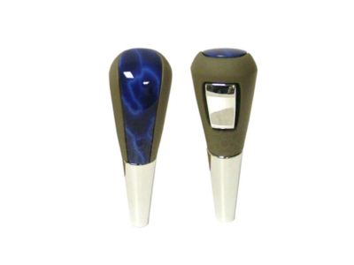 GM Cashmere Leather Shift Knob,Note:with Blue Lightning Pattern Center Plate 17801907