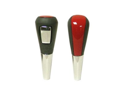 GM Automatic Transmission Shift Knob in Cashmere Leather with Red Insert 17801908