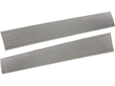 GM Front Door Sill Plates in Stainless Steel with Bowtie Logo 17802518