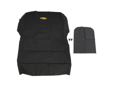 GM Cargo Area Liner in Black with Bowtie Logo 17803140