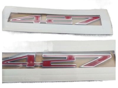 GM 427 Hood Emblems in Red 17803320