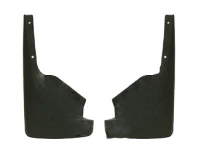 GM Front Molded Splash Guards in Charcoal Gray 19154259