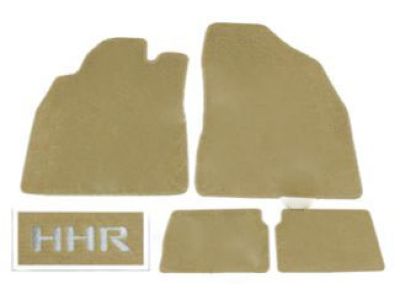 GM Front and Rear Carpeted Floor Mats in Cashmere with HHR Logo 19156104