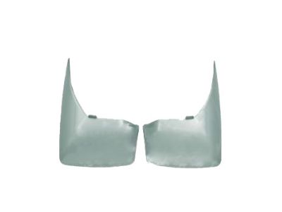 GM Front Molded Splash Guards in Silver 19165823