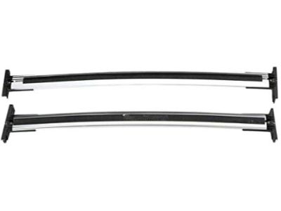 GM Removable Roof Rack T-Slot Cross Rails in Bright Anodized Aluminum 19170765