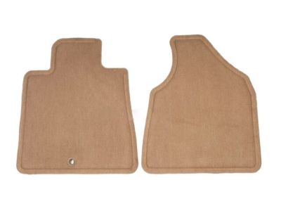 GM Front Carpeted Floor Mats in Cashmere 19208477