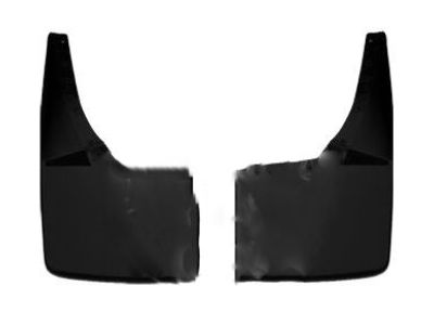 GM Splash Guards - Molded,Rear Set,Color:Black 19212807