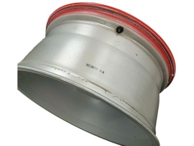 GM 21x9.5 Aluminum 5-Spoke Wheel in Silver with Red Flange Stripe 19300987