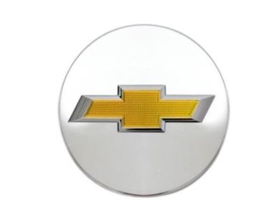 GM Center Cap in Bright Aluminum Finish with Bowtie Logo 19301597