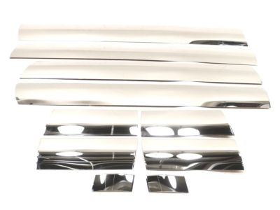 GM Crew Cab Rocker Panel Molding Set in Stainless Steel by Putco 19353862