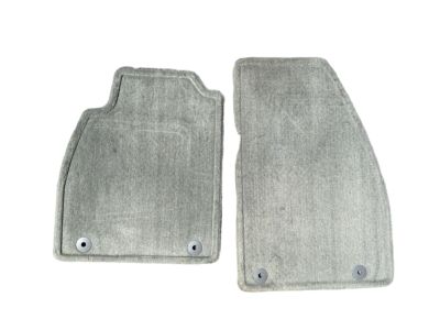 GM Front and Rear Carpeted Floor Mats in Titanium 22857652