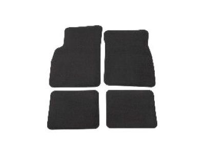 GM Front and Rear Carpeted Floor Mats in Cocoa 22890580