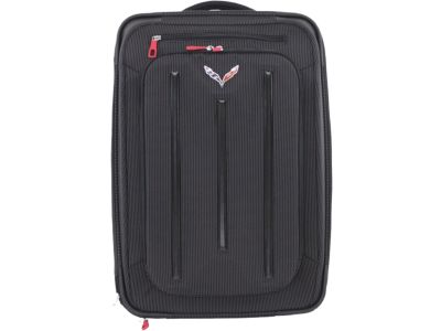 GM Roller Suitcase in Jet Black with Crossed Flags Logo 22970468