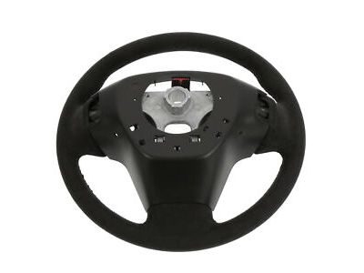 GM Steering Wheel in Black Suede with Shift Control and Crest and Shield Logo 23184766