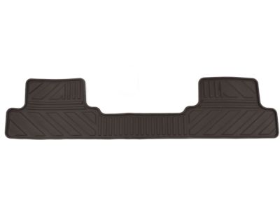 GM Extended Cab Second-Row One-Piece Premium All-Weather Floor Mat in Cocoa 23227109