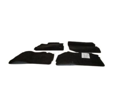 GM First- and Second-Row Carpeted Floor Mats in Jet Black 23271400