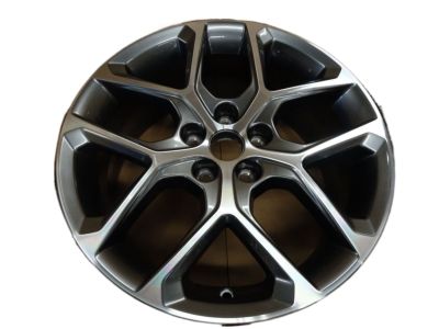 GM 17x7.5-Inch Aluminum 5-Split-Spoke Wheel in Midnight Silver 23322703