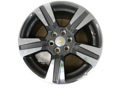 GM 18x8.5-Inch Aluminum 5-Spoke Wheel in Black 23343591