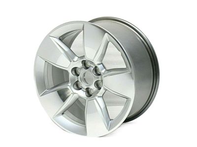 GM 18x8.5-Inch Aluminum 5-Spoke Wheel in Sterling Silver with Ultra Bright Machined Accents 23464384