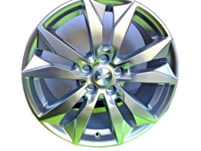 GM 18x8.5-Inch Aluminum 5-Split-Spoke Wheel in Sterling Silver 23506526