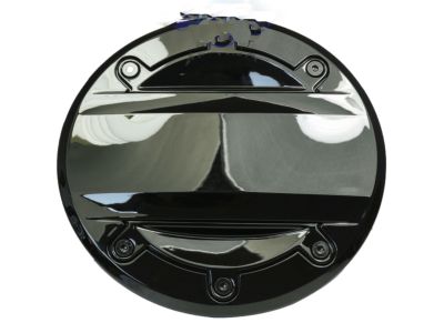 GM Fuel Filler Door in Black with Gloss Black Inserts 23506590
