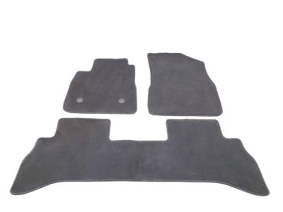 GM First- and Second-Row Carpeted Floor Mats in Ebony 42697792