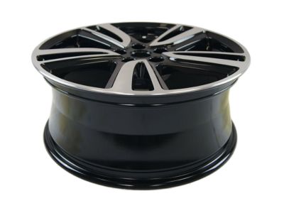 GM 18x7.5-Inch Aluminum 5-Split-Spoke Wheel in High Gloss Black 84012907