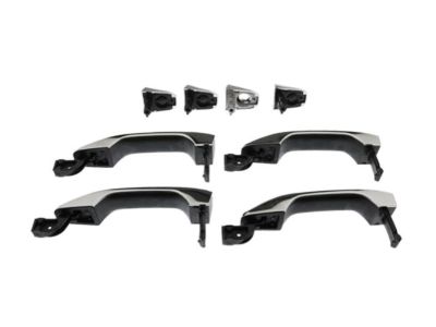 GM Front and Rear Exterior Door Handle Set with Chrome 84102097