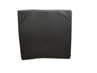GM Short Bed Soft Tri-Fold Tonneau Cover in Black with Bowtie Logo 84203265