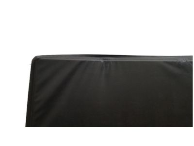 GM Short Bed Soft Tri-Fold Tonneau Cover in Black with Bowtie Logo 84203265