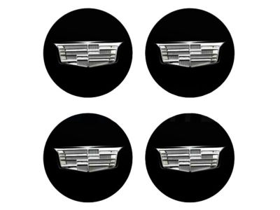 GM Front Illuminated and Rear Non-Illuminated Bowtie Emblems in Black for Vehicles with HID Headlamps 84235640