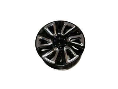 GM 22 x 9-inch 6-Split-Spoke Wheel in High Gloss Black with Chrome Inserts 84253949