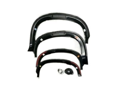 GM Smooth Front and Rear Fender Flare Set in Black 84297538