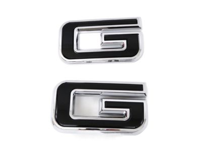 GM Emblems in Black (for vehicles with MultiPro Tailgate) 84364354