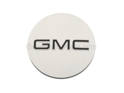 GM Center Cap in Bright Aluminum with Black GMC Logo 84388504
