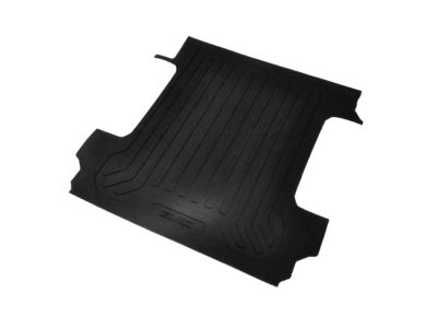 GM Bed Mat in Black with GMC Logo for Short Bed (for models with CarbonPro Bed) 84635351