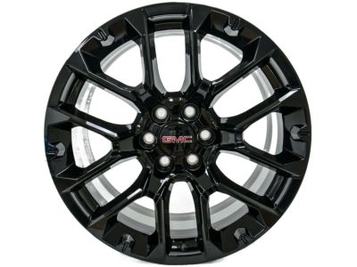 GM 22x9-Inch Aluminum Split-Spoke Wheel in Gloss Black 84802386
