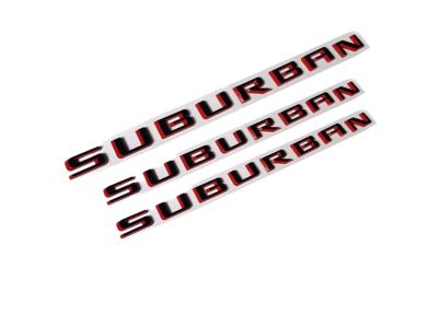 GM Suburban Emblems in Black 84910061