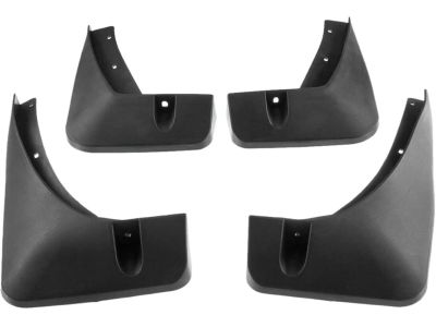 GM Rear Molded Splash Guards in Charcoal 95918828