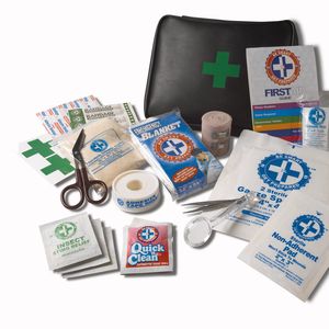 GM First Aid Kit,Note:No Logo,Black 12497924