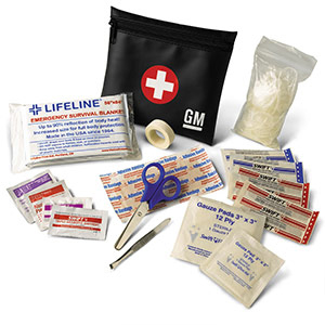 GM First Aid Kit,Note:Black with White GM Logo 88960626