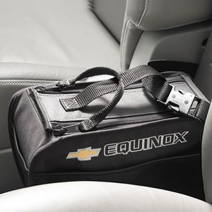 GM Console Storage Bag,Note:Bowtie and Equinox Logo,Black 12499322